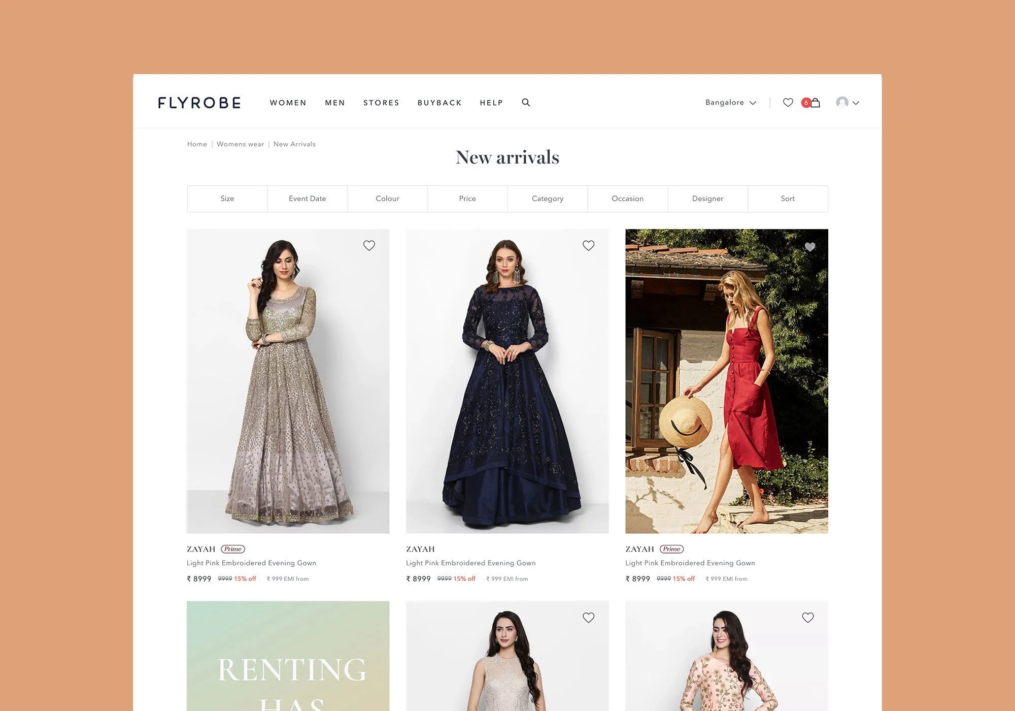 Flyrobe website 2025